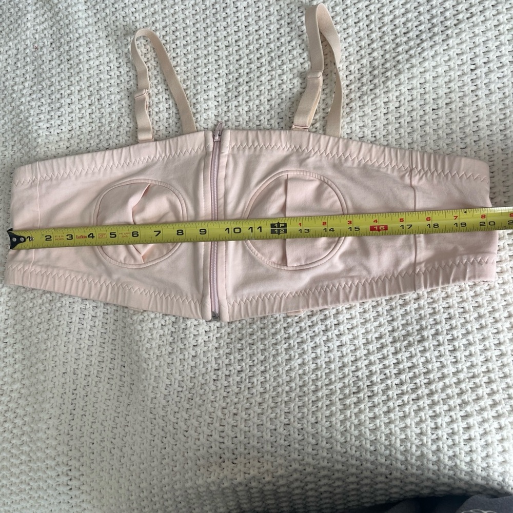 Breast Pump Nursing Strapless Post-Surgery Bra Front Zip Hands Free Adjustable - Picture 16 of 16